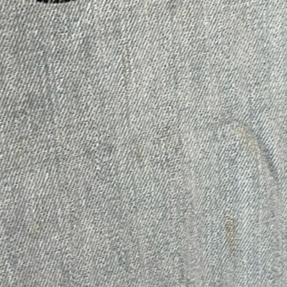 Zen Blue Light Wash denim mini dress tunic oversized shirt Chevy sz One Size - Picture 16 of 16